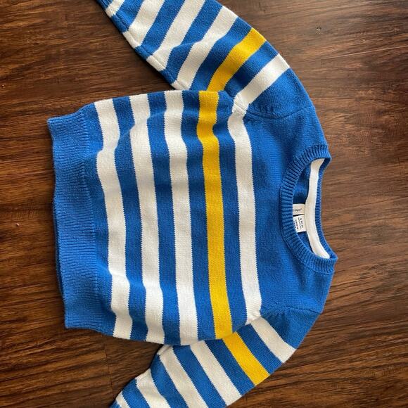Janie and Jack boys striped sweater 6-12 month - Picture 1 of 2